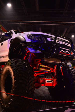 PASAY, PH - NOV. 6: Ford Ranger pick up at Manila Auto Salon on November 6, 2016 in SMX Convention Center, Pasay, Philippines.のeditorial素材