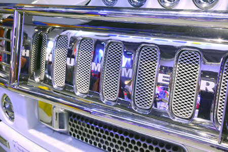 PASAY, PH - NOV. 6: 2007 Hummer H2 at Manila Auto Salon on November 6, 2016 in SMX Convention Center, Pasay, Philippines.のeditorial素材