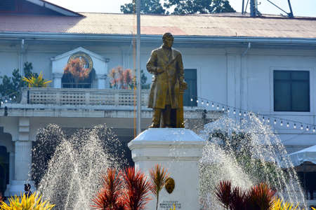 CEBU, PH - OCT. 11: Jose Rizal Statue on October 11, 2016 in Liloan, Cebu, Philippines. Liloan is a first income class municipality in the province of Cebu, Philippines with a population of 118,753.のeditorial素材