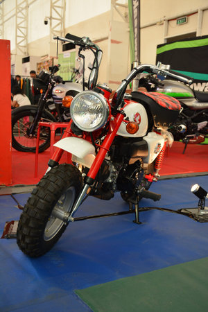 PASIG, PH - MAR. 7: Honda Monkey motorcycle at 2nd Ride Ph on March 7, 2020 in Pasig, Philippines....