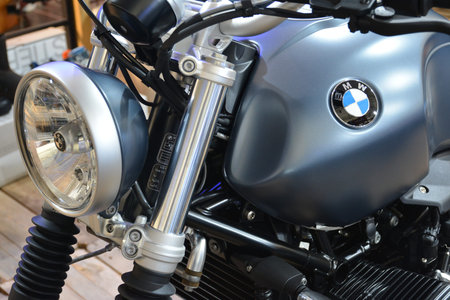 PASIG, PH - MAR. 7: BMW R Nine T Urban motorcycle at 2nd Ride Ph on March 7, 2020 in Pasig,...