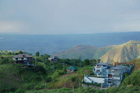 RIZAL, PH - NOV 30: Timberland Heights overview on November 30, 2011 in San Mateo, Rizal, Philippines.のeditorial素材