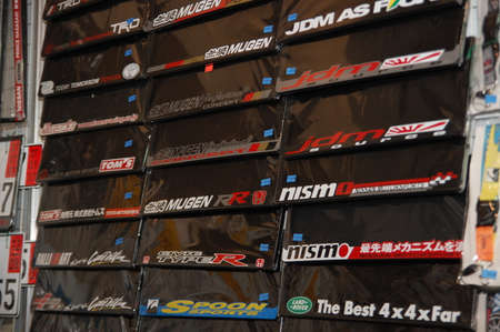PASAY, PH - NOV 27: Assorted shirt designs at Manila Auto Salon on November 27, 2011 in SMX Convention Center, Pasay, Philippines.のeditorial素材