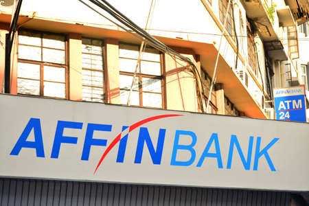 KOTA KINABALU, MY - JUNE 19: Affin bank on June 19, 2016 in Kota Kinabalu, Malaysia.のeditorial素材