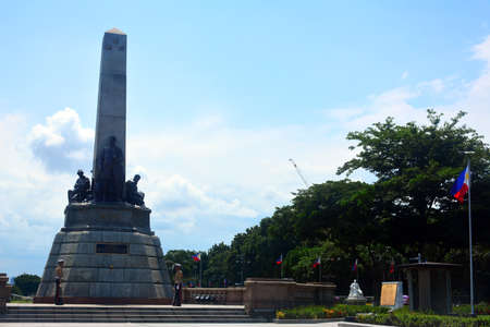 MANILA, PH - JULY 6: Rizal Park statue on July 6, 2016 in Manila, Philippines.のeditorial素材
