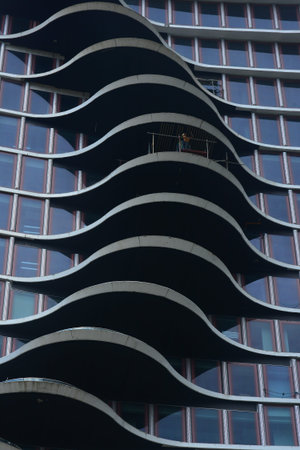 TAGUIG, PH- OCT. 1: W City Center building facade on October 1, 2016 in Bonifacio Global City,...