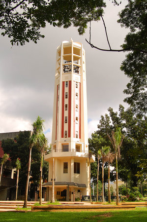 QUEZON CITY, PH - OCT. 8: Carillon tower facade at University of the Philippines on October 8, 2015...