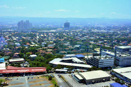 PASIG, PH - MAR. 26: Pasig City overview on March 26, 2017 in Pasig, Philippines. Pasig is a city in the Philippines which was the former provincial capital of the province of Rizal.のeditorial素材