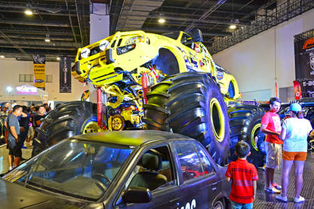 PASAY, PH - NOV 30 - Ford pick up truck at Manila Auto Salon car show on November 30, 2017 in Pasay, Philippines.のeditorial素材