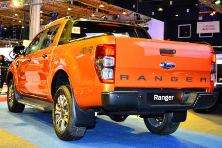 PASAY, PH - APR 1- Ford ranger pick up at Manila International Auto Show on April 1, 2017 in Pasay, Philippines.Â のeditorial素材