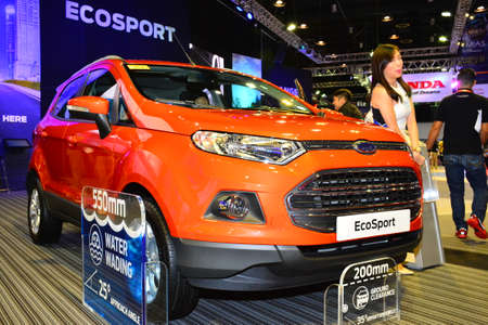 PASAY, PH - APR 1- Ford ecosport suv at Manila International Auto Show on April 1, 2017 in Pasay, Philippines.Â のeditorial素材
