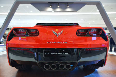MANDALUYONG, PH - NOV 22 - Chevrolet Corvette Stingray at SM Megamall on November 22, 2018 in...
