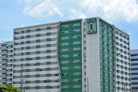 PASAY, PH - MAY 26 - Hotel 101 Manila facade on May 26, 2019 in Pasay, Philippines.