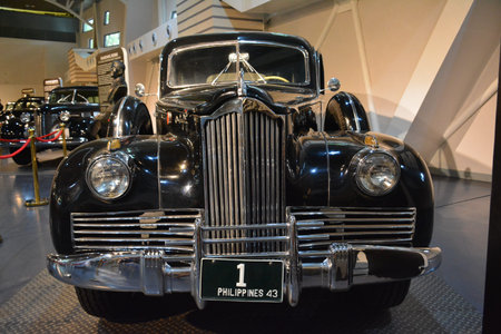 QUEZON CITY, PH - APR. 28: 1941 Packard 180 used by President Jose P. Laurel and President Sergio...