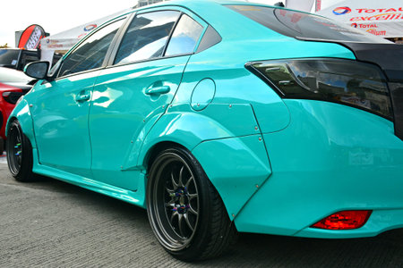 PASIG, PH - MAY 13 - Toyota vios at Hot Import Nights car show on May 13, 2018 in Pasig,...