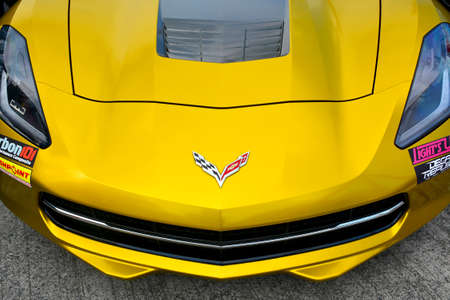 PASIG, PH - MAY 13 - Chevrolet corvette stingray at Hot Import Nights car show on May 13, 2018 in Pasig, Philippines.のeditorial素材