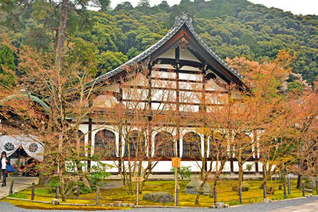 KYOTO, JP - APRIL 10 - Eikando Zenrinji temple on April 10, 2017 in Kyoto, Japan. Eikando formally known as Zenrinji Temple, belongs to the Jodo sect of Japanese Buddhism.のeditorial素材