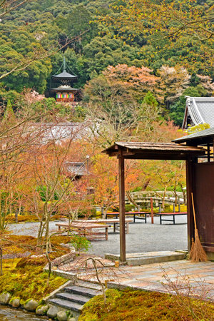 KYOTO, JP - APRIL 10 - Eikando Zenrinji on April 10, 2017 in Kyoto, Japan. Eikando formally known as...