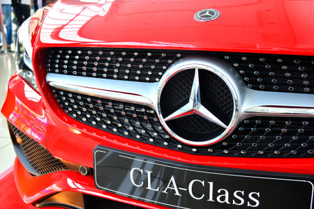 PASAY, PH - MAY 19 - Mercedes Benz CLA at Trans Sport Show on May 19, 2018 in Pasay, Philippines.