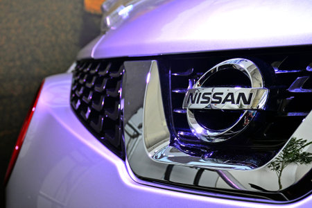 PASAY, PH - MAY 19 - Nissan Juke emblem at Trans Sport Show on May 19, 2018 in Pasay, Philippines.