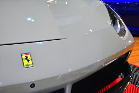 PASAY, PH - MAY 19 - Ferrari super car at Trans Sport Show on May 19, 2018 in Pasay, Philippines.