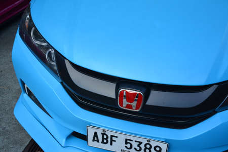 MANILA, PH - NOVEMBER 10 - Honda city at Transknight transport show on November 10, 2018 in Manila, Philippines.のeditorial素材