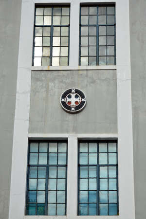 MANILA, PH - NOVEMBER 10 - Colegio de San Juan Letran building facade on November 10, 2018 in Manila, Philippines.のeditorial素材