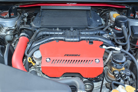 QUEZON CITY, PH - APR 13 - Car engine of sedan at Rev up car show on April 13, 2019 in Quezon City,...