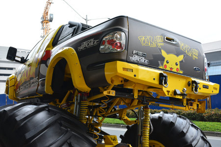 PASAY, PH - NOV 30 - Ford f150 pick up at Manila Auto Salon car show on November 30, 2018 in Pasay,...