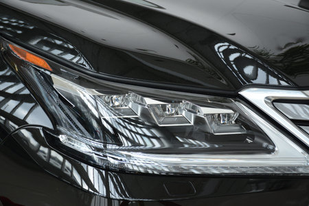PASAY, PH - NOV 30 - Lexus lx 570 suv light at Manila Auto Salon car show on November 30, 2018 in...