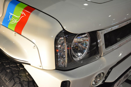 PASAY, PH - NOV 30 - Suzuki jimny at Manila Auto Salon car show on November 30, 2018 in Pasay,...
