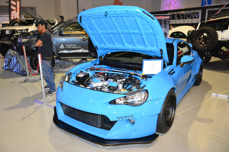 PASAY, PH - NOV 30 - Subaru brz at Manila Auto Salon car show on November 30, 2018 in Pasay,...
