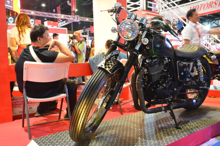 PASAY, PH - MAR 24 - Motorstar motorcycle at Inside Racing Motor Bike Festival and Trade Show on...