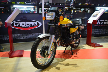PASAY, PH - MAR 24 - Baotian bt 125 motorcycle at Inside Racing Motor Bike Festival and Trade Show...
