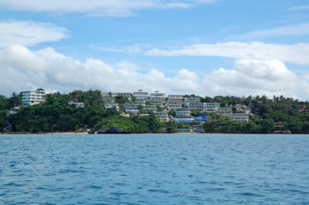 AKLAN, PH - SEPT 11 - Bulabog beach view at Boracay island on September 11, 2012 in Aklan,...