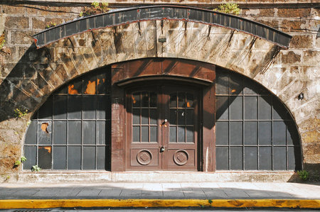 MANILA, PH - FEB 16 - Shop facade at Intramuros on February 16, 2013 in Manila, Philippines.のeditorial素材