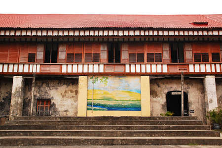 BOHOL, PH - SEPT 1 - Immaculata high school facade on September 1, 2015 in Bohol, Philippinesのeditorial素材