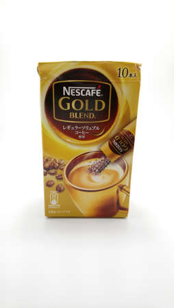 MANILA, PH - JUNE 23 - Nescafe gold blend coffee on June 23, 2020 in Manila, Philippines.のeditorial素材