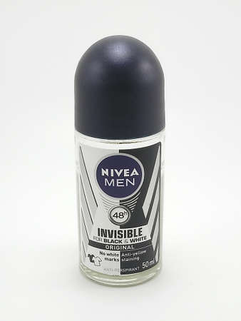 MANILA, PH - JUNE 23 - Nivea men invisible for black and white original deodorant on June 23, 2020 in Manila, Philippines.のeditorial素材