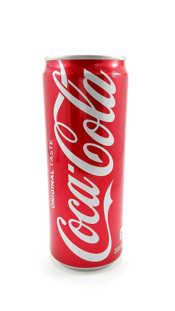 MANILA, PH - JUNE 23 - Coca Cola coke original taste can on June 23, 2020 in Manila, Philippines.