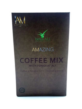 MANILA, PH - JUNE 23 - Iam amazing coffee mix with tongkat ali on June 23, 2020 in Manila, Philippines.のeditorial素材