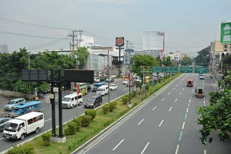 QUEZON CITY, PH - NOV 24 - Quezon avenue on November 24, 2018 in Quezon City, Philippines.