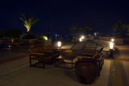 QUEZON CITY, PH - JAN 31 - Roofdeck at Zinnia towers condominium on January 31, 2019 in Quezon City, Philippines.のeditorial素材