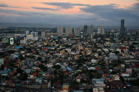 QUEZON CITY, PH - FEB 12 - Quezon city overview during afternoon on February 12, 2019 in Quezon City, Philippines.のeditorial素材