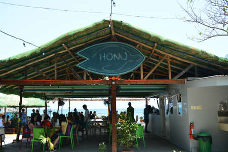 LA UNION, PH - APRIL 18 - Honu resort facade on April 18, 2019 in La Union, Philippines.のeditorial素材