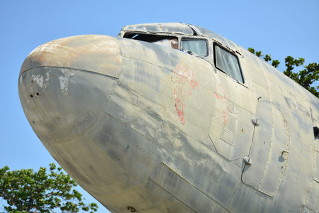Abandoned aircraft left it rusted for long time in Philippines