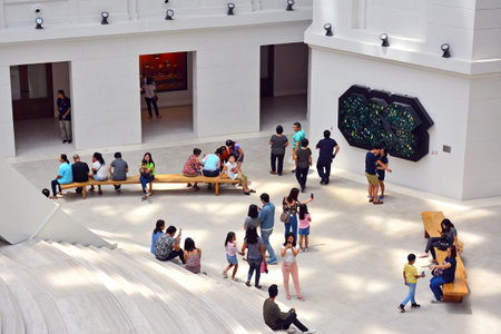 MANILA, PH - JUNE 24 - National museum of natural history atrium interior design on June 24, 2018 in...