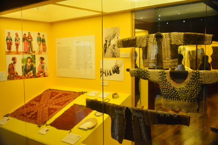 MANILA, PH - JULY 8 - National museum of Anthropology clothing display on July 8, 2018 in Manila, Philippines.のeditorial素材