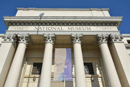MANILA, PH - APR 7 - National museum of fine arts facade on April 7, 2019 in Manila, Philippines.のeditorial素材