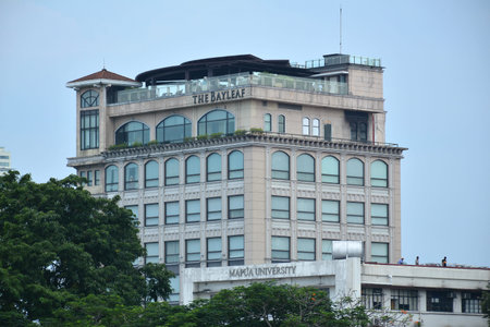 MANILA, PH - OCT. 5 - The bayleaf hotel facade at Intramuros walled city on October 5, 2019 in...